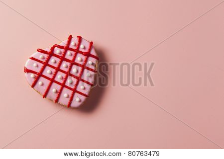 Homemade Pink Valentine's Day Cookies