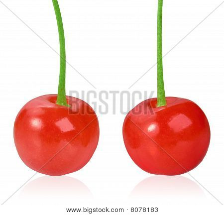 สองสีแดงหวาน-cherryes