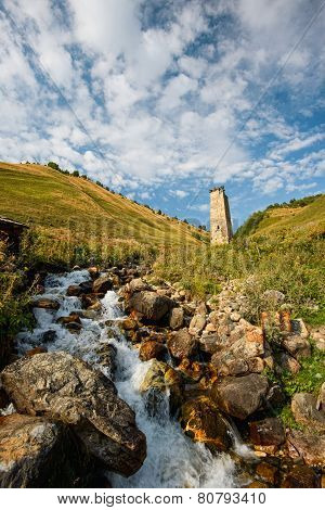 Nature in Georgia, Svaneti, Mestia, Adishi