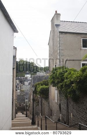 small town's alley