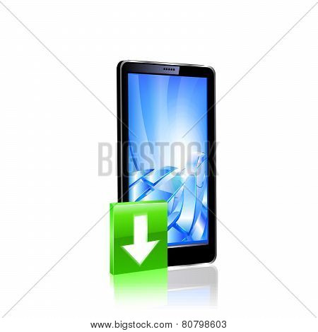 Smartphone editable vector file.