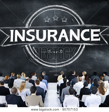 Insurance Benefits Protection Risk Security Service Concept