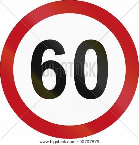 Speed Limit 60