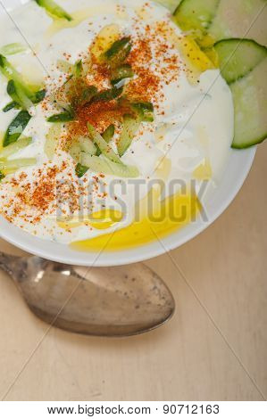 Arab Middle East Goat Yogurt And Cucumber Salad