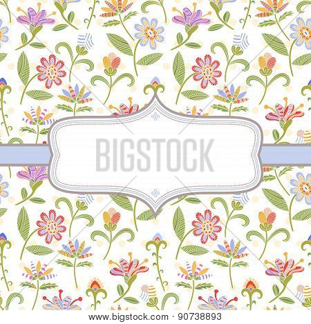 Decorative Floral Background