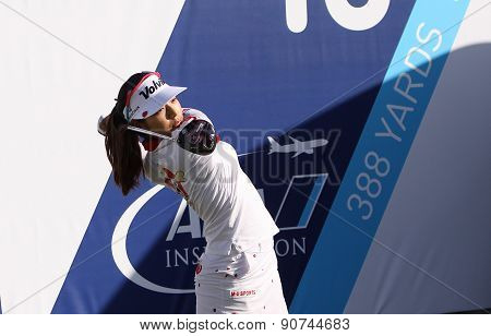Mi Hyang Lee At The Ana Inspiration Golf Tournament 2015