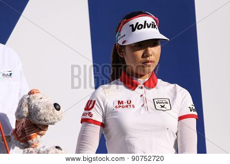 Mi Hyang Lee At The Ana Inspiration Golf Tournament 2015