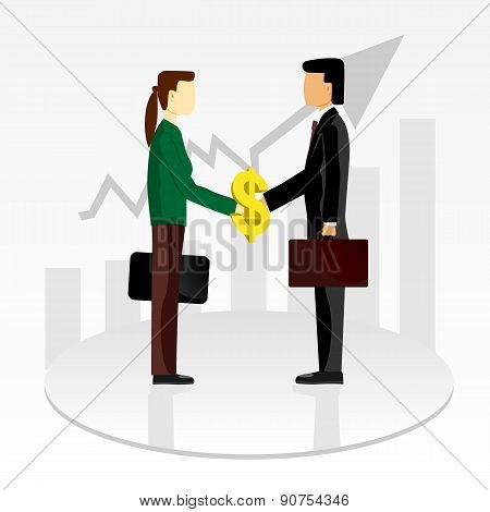 business shaking hands