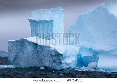 Antarctic icebergs