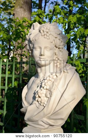 Statue Of Allegory Of Autumn (bacchus).
