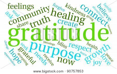 Gratitude Word Cloud