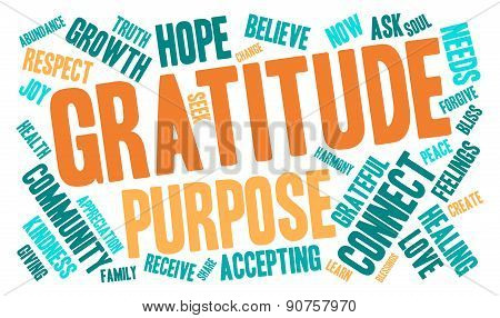 Gratitude Word Cloud