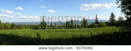 Panorama Zuratkul' národní Park - Ural, Rusko