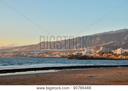 Tropical Beach near the City
