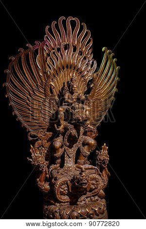 Shiva on Garuda statue of the Hindu