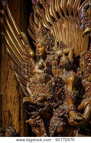 Shiva on Garuda statue of the Hindu
