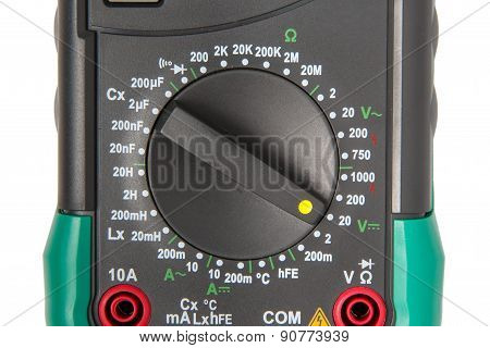 Isolated digital multimeter selector