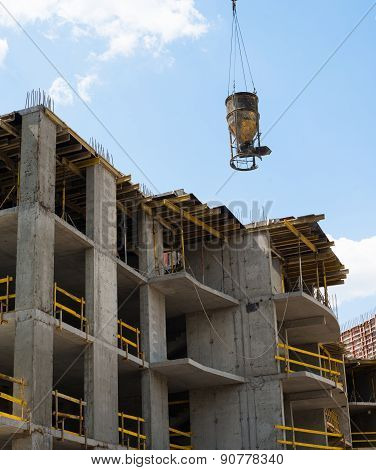 Concrete Skip Over Building Framework