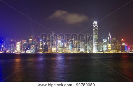 Victoria Harbor At Hong Kong