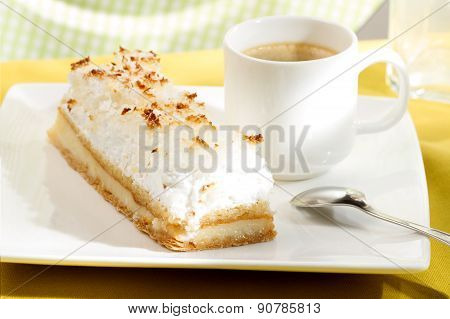 Coconut Cake With Cream