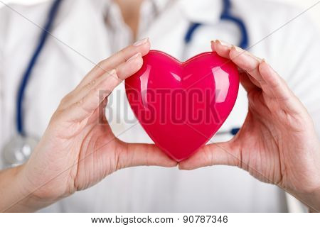 Heart In Doctor's Hands