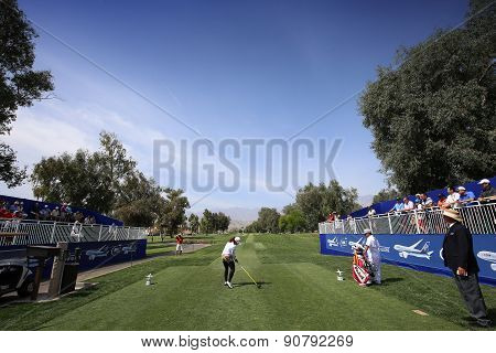 Pornanong Phatlum At The Ana Inspiration Golf Tournament 2015