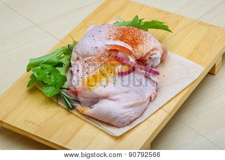 Raw Chicken Thights
