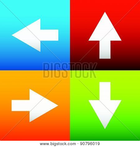 Bight and colorful Arrow Graphics. Eps 10 Vector