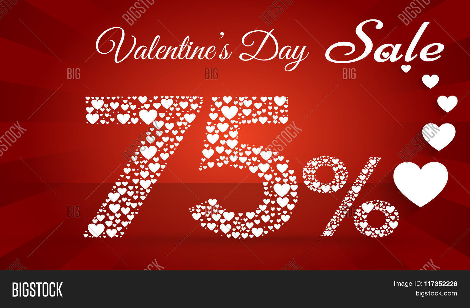Valentine`s Day Sale Vector & Photo (Free Trial) Bigstock