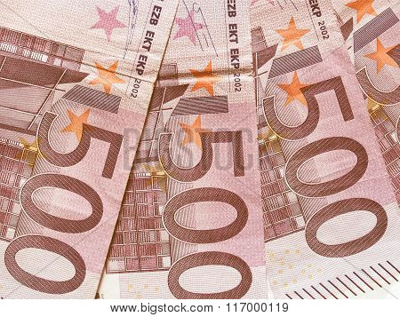 Euro Note Vintage