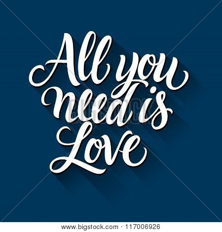 All You Need is Love 1