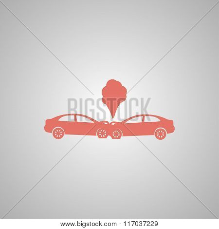 Car Crash Concept.