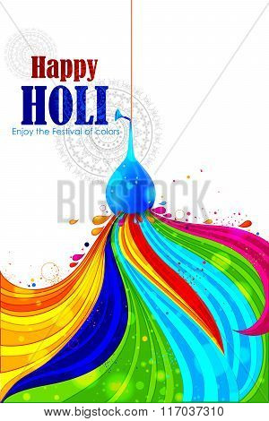 Colorful Holi background
