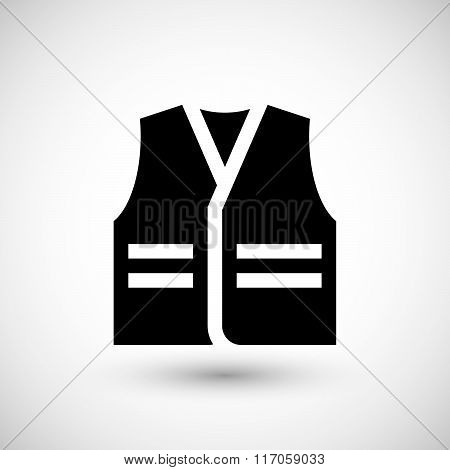 Working vest icon