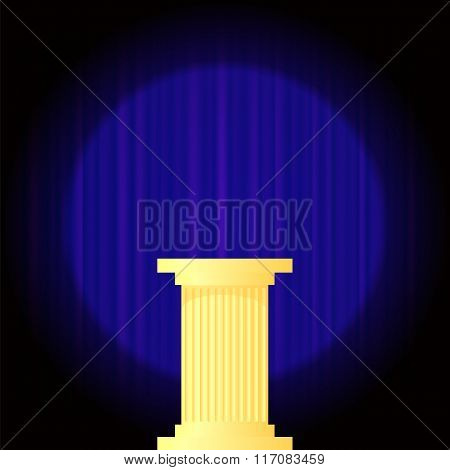 Yellow Marble Greek Column