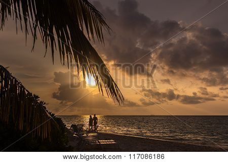 Sunset Over Biaadhoo Island