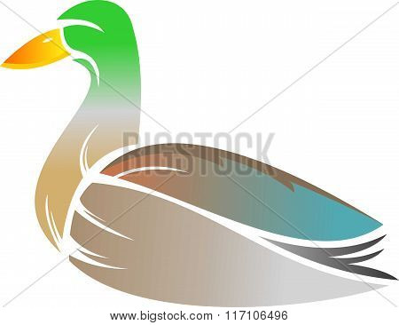 stock logo duck