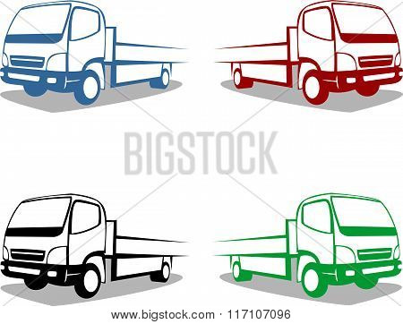 stock logo small truck