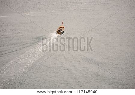 Traditional Thai Longtail Boat Thailand, Koh Phi-phi Don, Andaman Sea