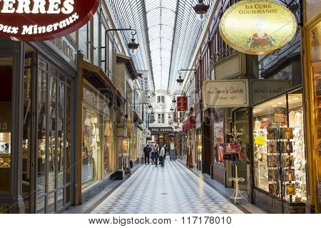 The Passage Jouffroy, Paris, France.