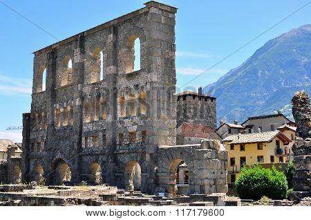 Aosta Roman Ruins
