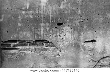 Old concrete wall with cracks background,Cement wall background