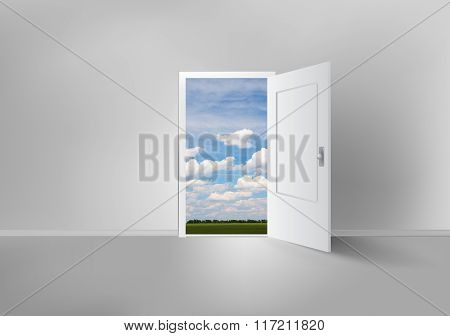 Open door to everywhere