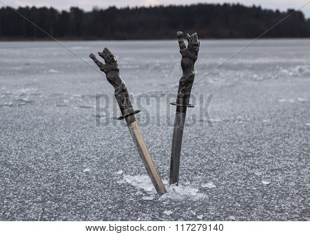 Knives In Ice