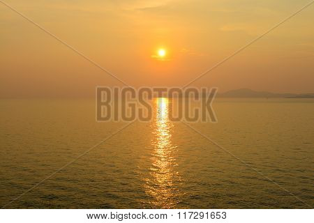 Beautiful Sunset On The Sea