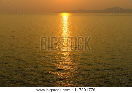 Beautiful Sunset On The Sea