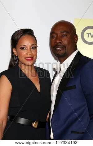 LOS ANGELES - FEB 5:  Pam Byse, Morris Chestnut at the 47TH NAACP Image Awards Arrivals at the Pasadena Civic Auditorium on February 5, 2016 in Pasadena, CA