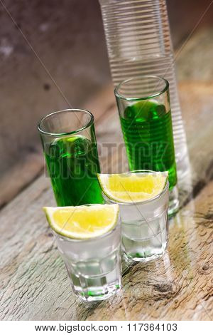 Tasty Coctails On The Table