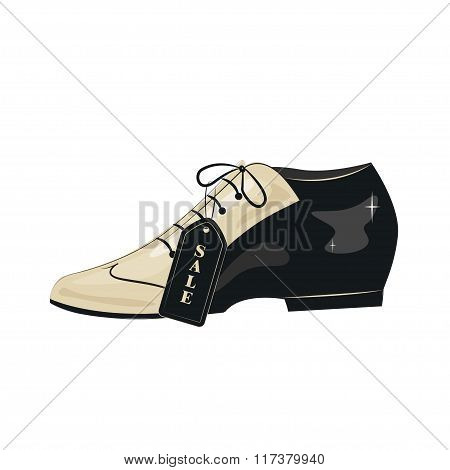 Elegant men's shoes.