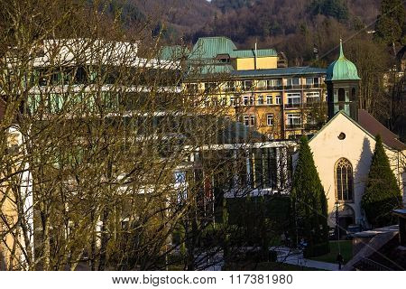 Landscape With Caracalla Spa And Hospital Church, Baden-baden, Germany